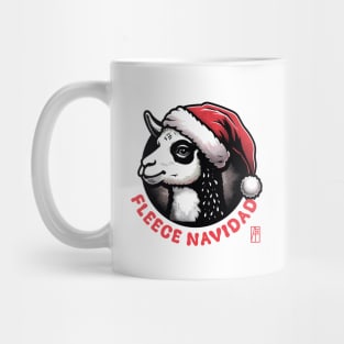 Fleece Navidad - Lama - Funny Christmas - Xmas - Happy Holidays Mug